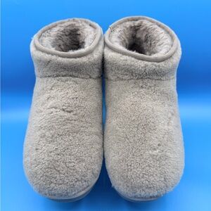 Steve Madden Cabin-F Grey Fleece Booties NIB